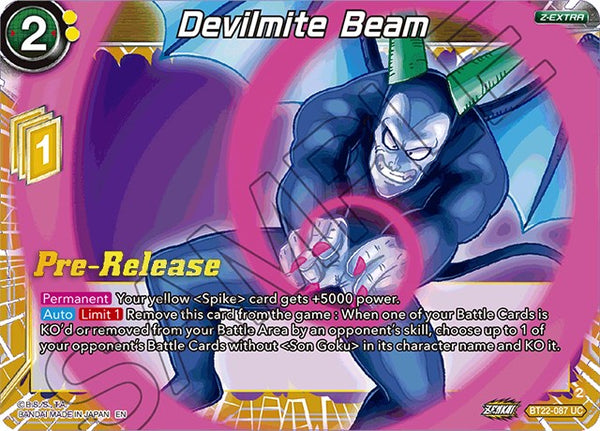Devilmite Beam (BT22-087) [Critical Blow Prerelease Promos]