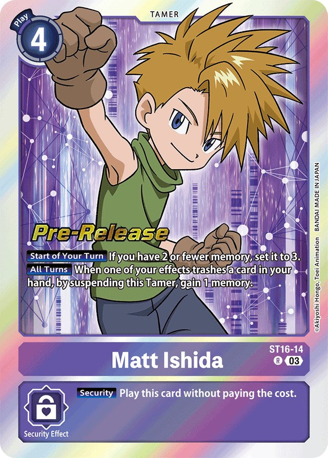 Matt Ishida [ST16-14] [Starter Deck: Wolf of Friendship Pre-Release Cards]