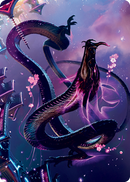 Junji, the Midnight Sky 1 Art Card [Kamigawa: Neon Dynasty Art Series]