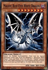 Malefic Blue-Eyes White Dragon [LDS2-EN005] Common