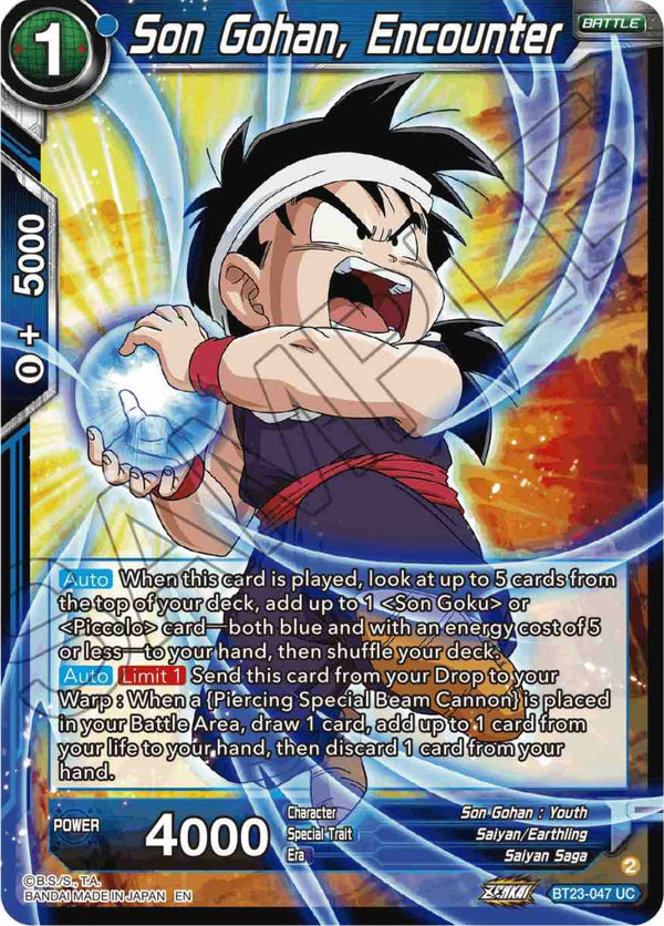 Son Gohan, Encounter (BT23-047) [Perfect Combination]