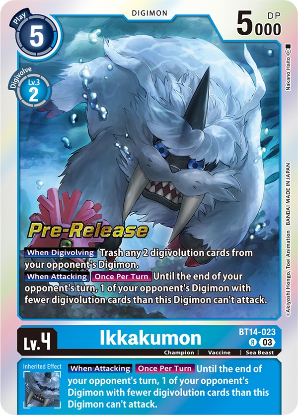 Ikkakumon [BT14-023] [Blast Ace Pre-Release Cards]