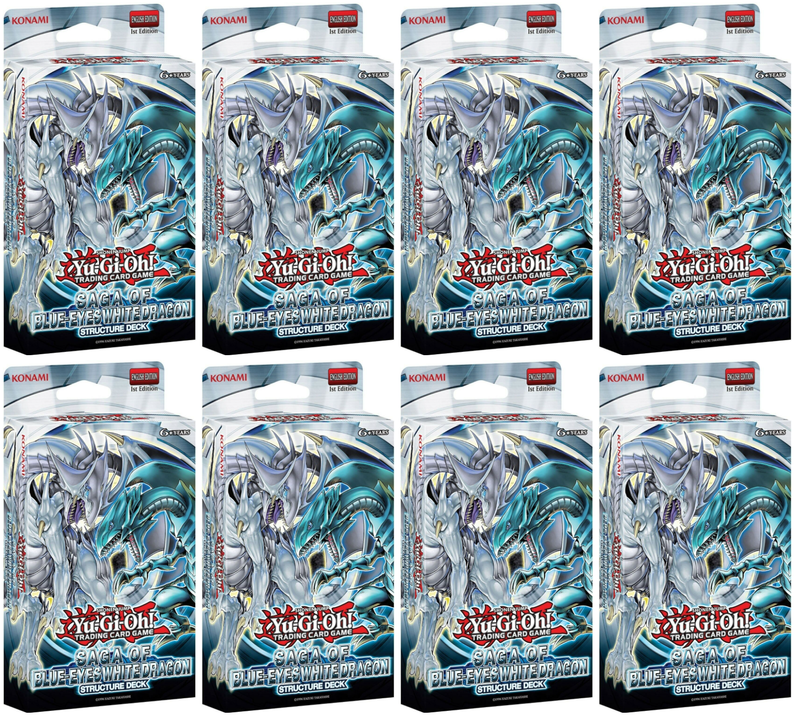 Saga of Blue-Eyes White Dragon - Structure Deck Display (1st Edition)