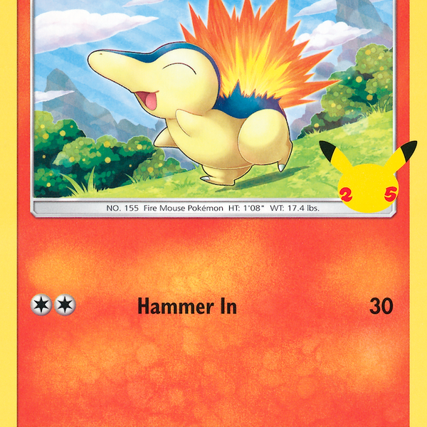 Cyndaquil (10/25) [McDonald's 25th Anniversary]
