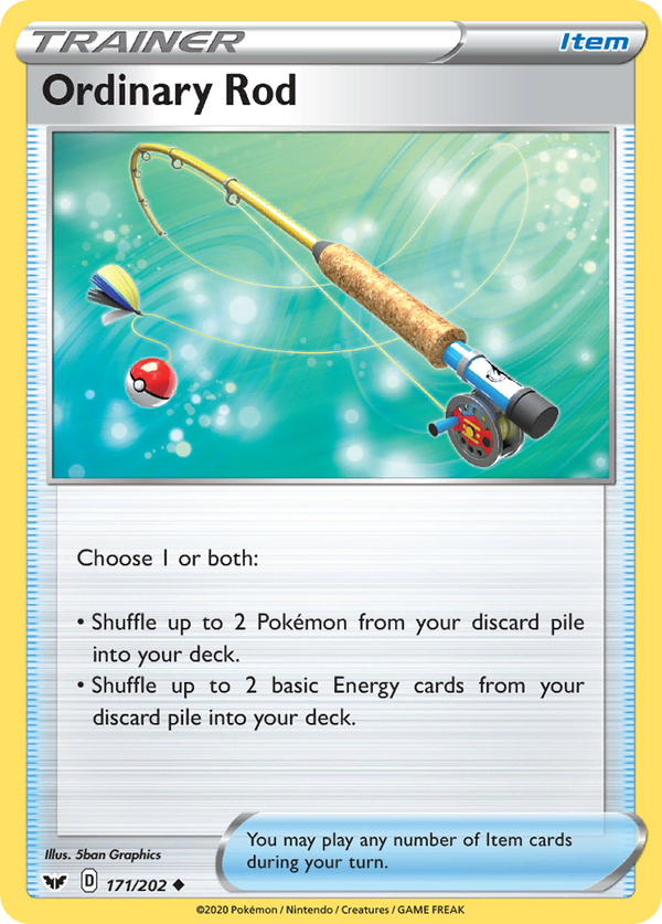 Ordinary Rod (171/202) [Sword & Shield: Base Set]