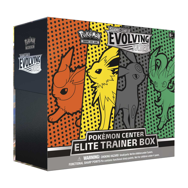 Sword & Shield: Evolving Skies - Elite Trainer Box (Flareon/Jolteon/Umbreon/Leafeon) (Pokemon Center Exclusive)