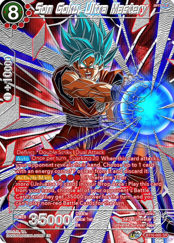 Son Goku, Ultra Mastery (BT16-005) [Collector's Selection Vol. 3]