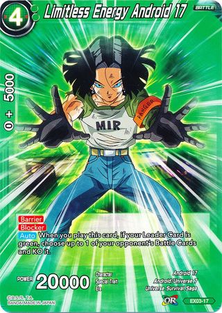Limitless Energy Android 17 (EX03-17) [Ultimate Box]