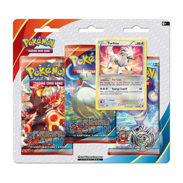XY: Primal Clash - 3-Pack Blister (Furfrou)