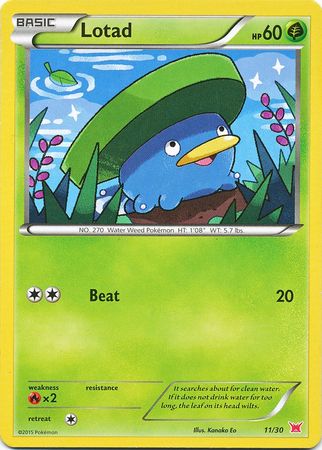 Lotad (11/30) [XY: Trainer Kit 2 - Latias]