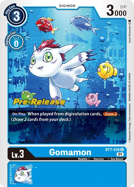 Gomamon [BT7-018] [Next Adventure Pre-Release Cards]
