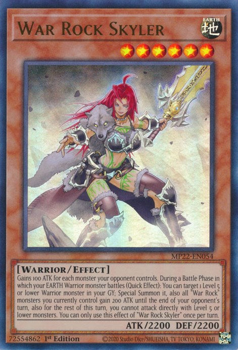 War Rock Skyler [MP22-EN054] Ultra Rare