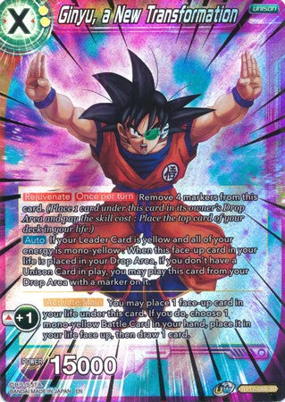 Ginyu, a New Transformation (BT12-088) [Vicious Rejuvenation]