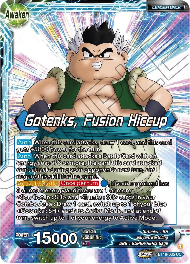 Son Goten & Trunks // Gotenks, Fusion Hiccup (BT19-035) [Fighter's Ambition]