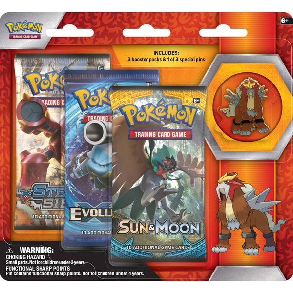 Collector’s Pin 3-Pack Blister (Entei)