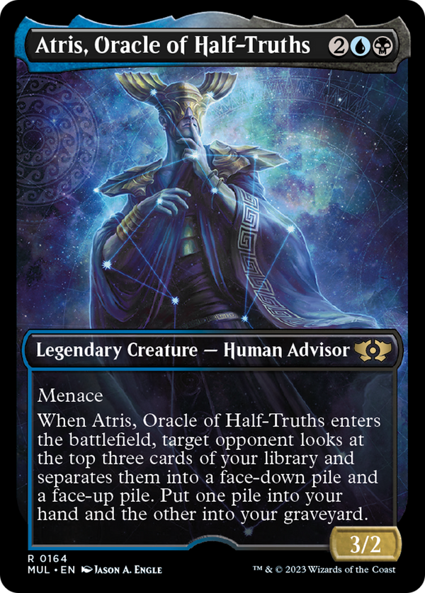 Atris, Oracle of Half-Truths (Halo Foil) [Multiverse Legends]