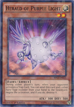 Herald of Purple Light [BP03-EN023] Shatterfoil Rare