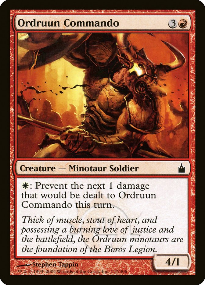 Ordruun Commando [Ravnica: City of Guilds]