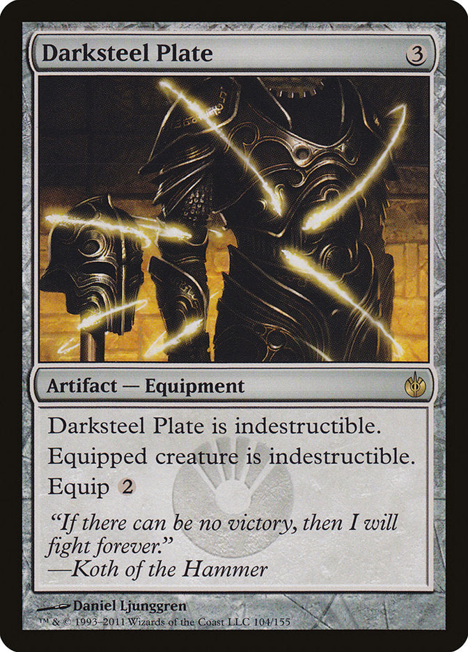 Darksteel Plate [Mirrodin Besieged]