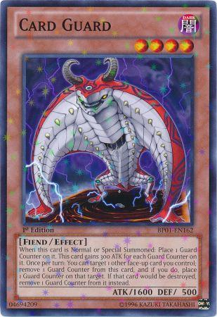 Card Guard [BP01-EN162] Starfoil Rare