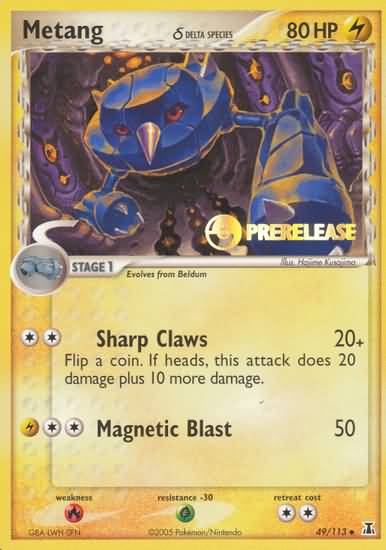 Metang (49/113) (Delta Species) (Prerelease Promo) [EX: Delta Species]