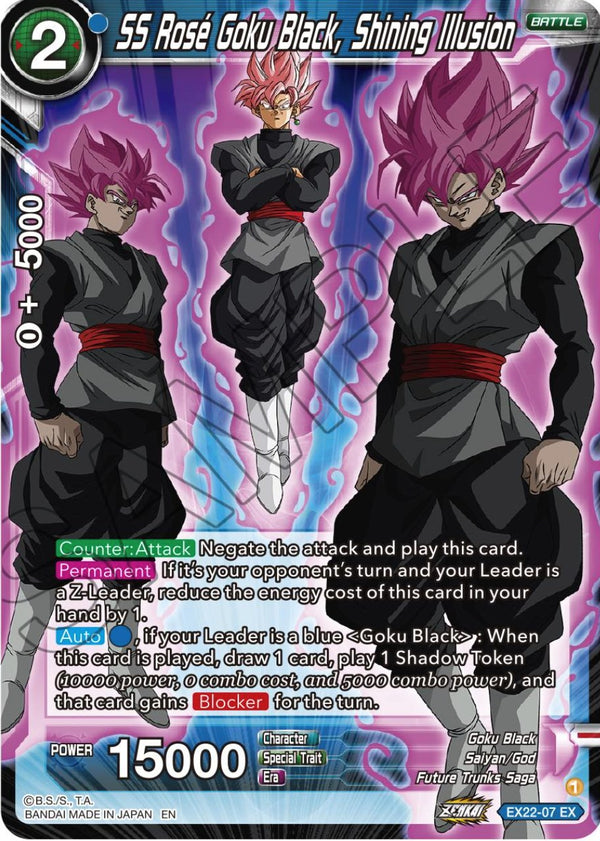 SS Rose Goku Black, Shining Illusion (EX22-07) [Ultimate Deck 2023]