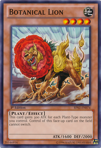 Botanical Lion [BP02-EN074] Mosaic Rare