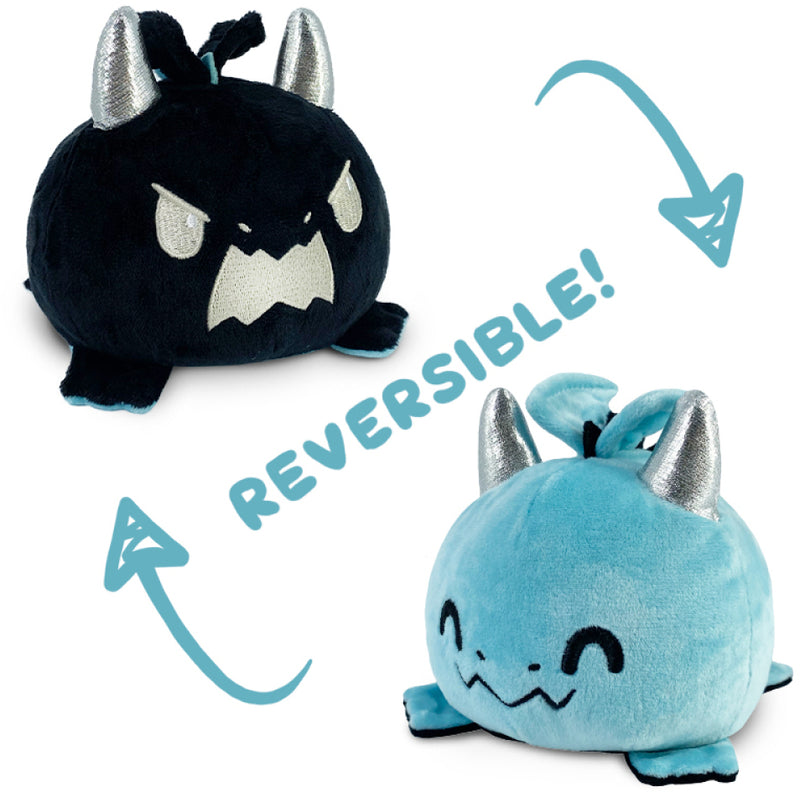 Dragon (Blue/Black) | Reversible Plushie