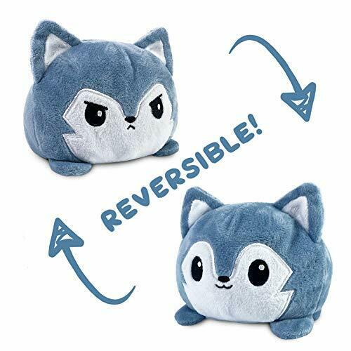 Wolf (Gray/White) | Reversible Plushie