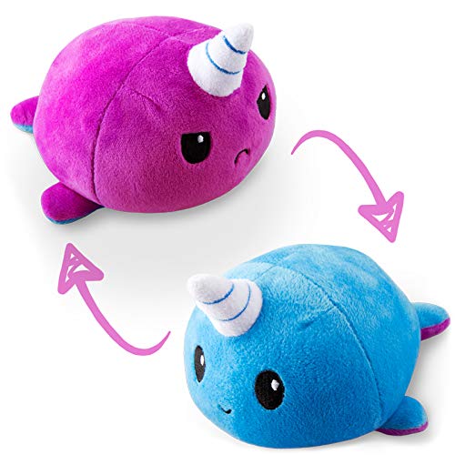 Narwhal (Purple/Blue) | Reversible Plushie