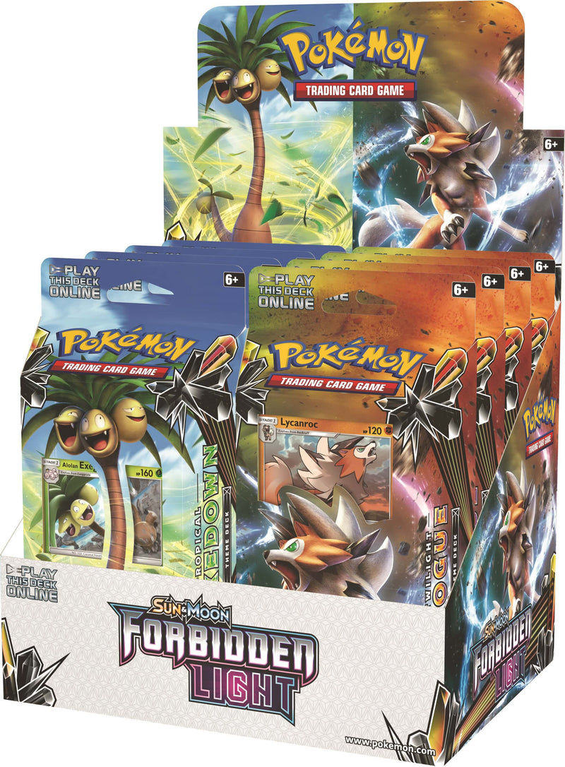 Sun & Moon: Forbidden Light - Theme Deck Display