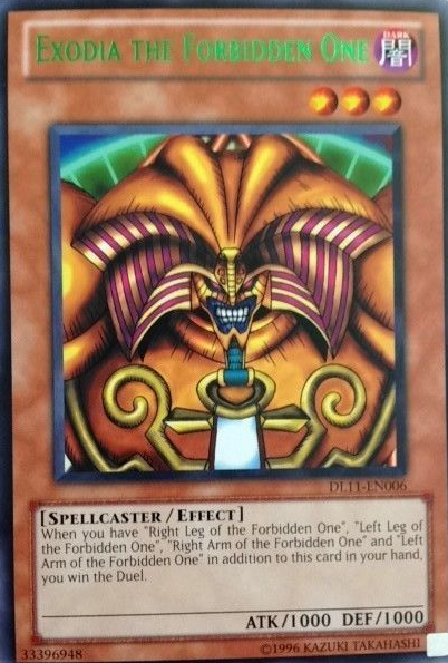 Exodia the Forbidden One (Green) [DL11-EN006] Rare