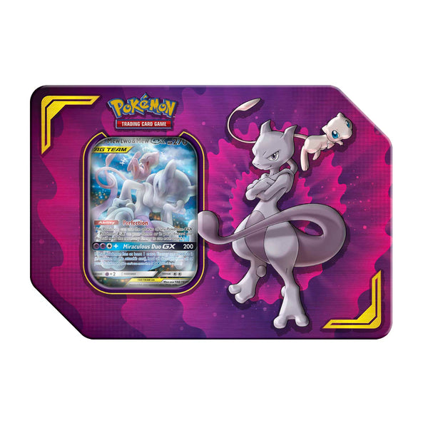 Sun & Moon: Unified Minds - Power Partnership Tin (Mewtwo & Mew GX)