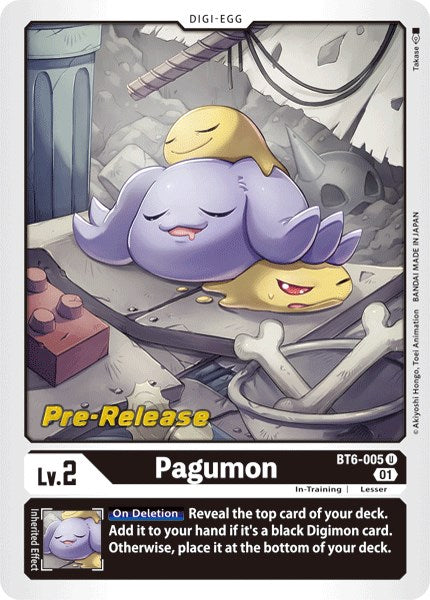 Pagumon [BT6-005] [Double Diamond Pre-Release Cards]