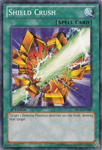 Shield Crush [BP01-EN080] Starfoil Rare