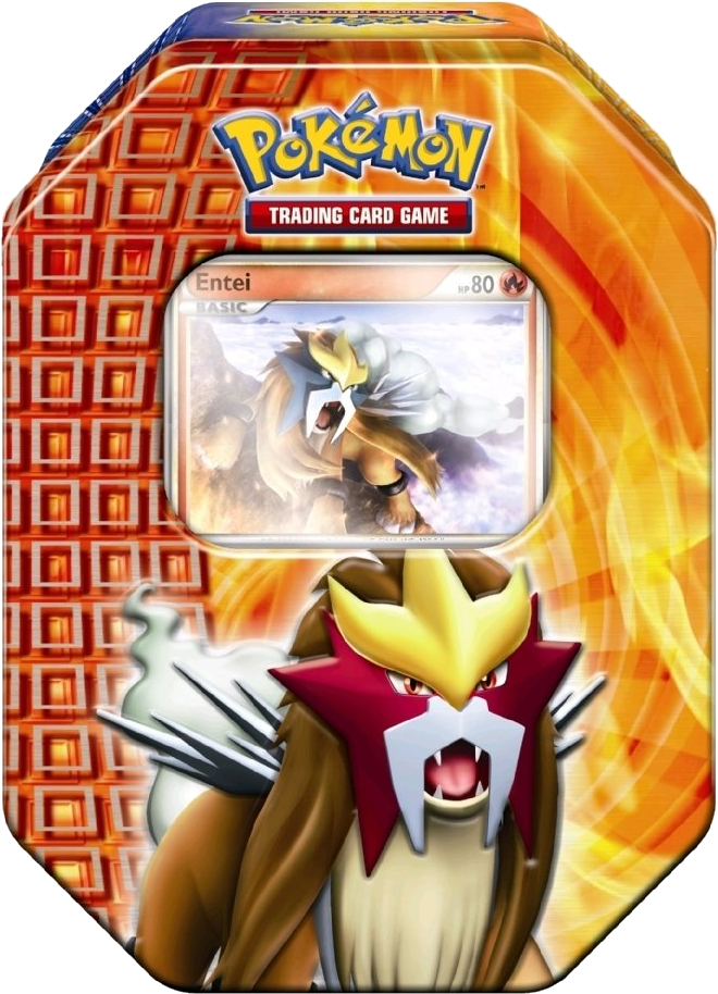 HeartGold & Soulsilver - Collector's Tin (Entei)