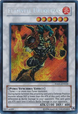 Flamvell Uruquizas [HA01-EN024] Secret Rare