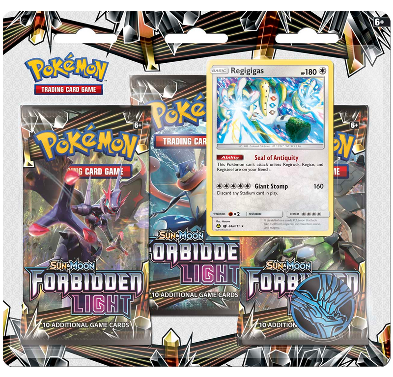 Sun & Moon: Forbidden Light - 3-Pack Blister (Regigigas)