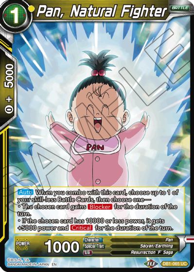 Pan, Natural Fighter (Reprint) (DB1-065) [Battle Evolution Booster]