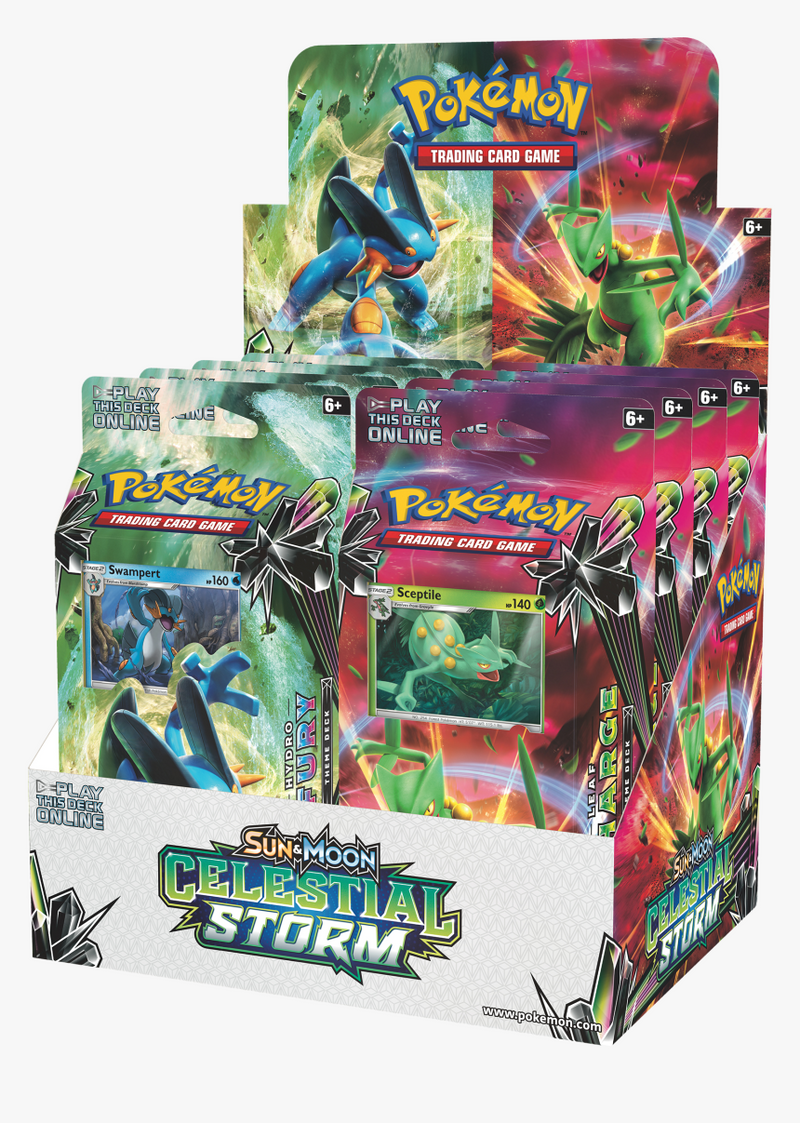 Sun & Moon: Celestial Storm - Theme Deck Display