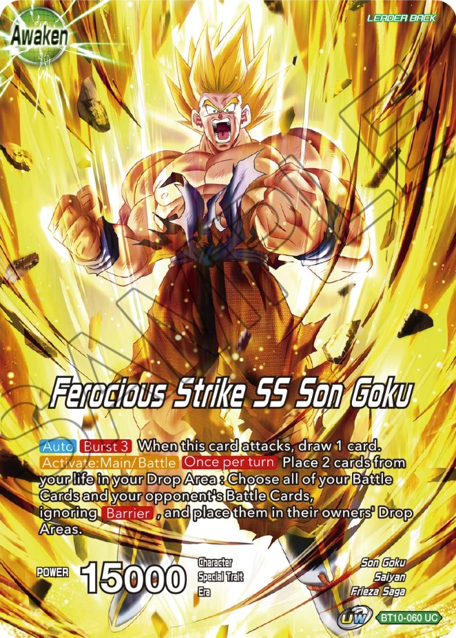 Son Goku // Ferocious Strike SS Son Goku (BT10-060) [Theme Selection: History of Son Goku]