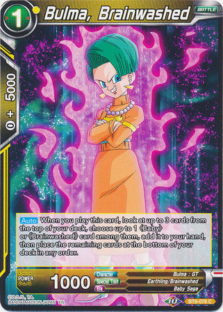 Bulma, Brainwashed (BT8-076) [Malicious Machinations]