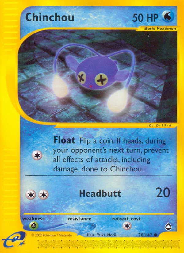 Chinchou (70/147) [Aquapolis]