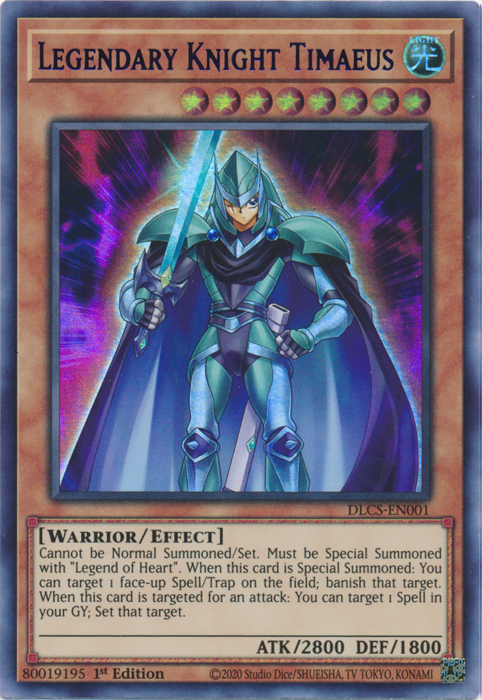 Legendary Knight Timaeus (Purple) [DLCS-EN001] Ultra Rare