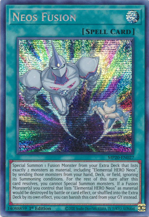 Neos Fusion [MP20-EN027] Prismatic Secret Rare