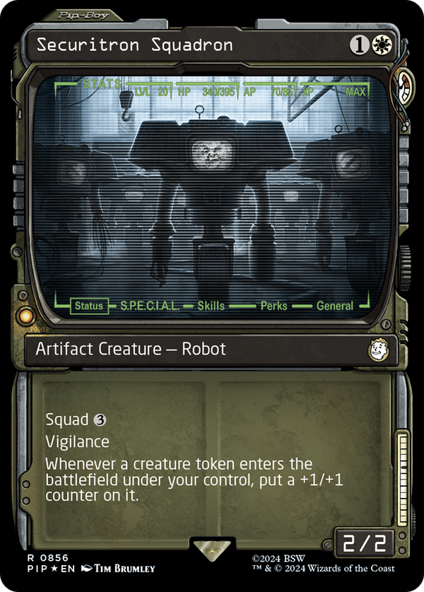 Securitron Squadron (Showcase) (Surge Foil) [Fallout]