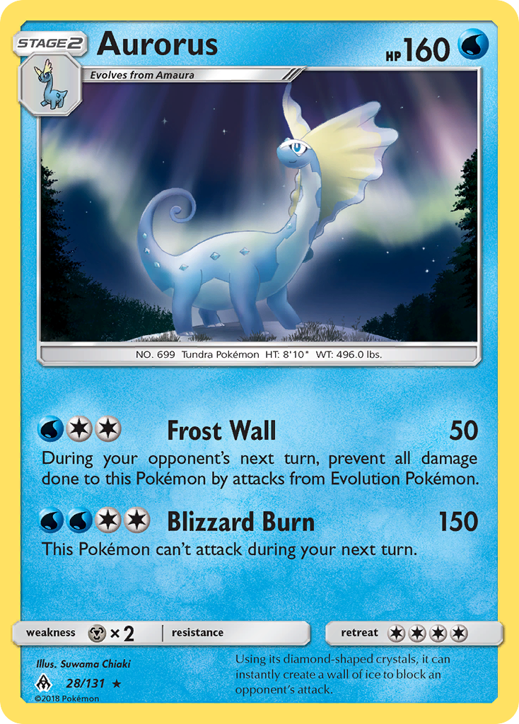 Aurorus (28/131) [Sun & Moon: Forbidden Light]