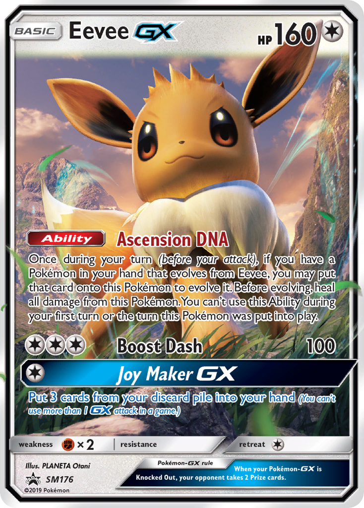 Eevee GX (SM176) (Jumbo Card) [Sun & Moon: Black Star Promos]