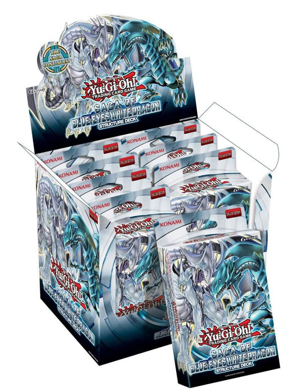 Saga of Blue-Eyes White Dragon Structure Deck Display (Unlimited) | Yu-Gi-Oh! TCG