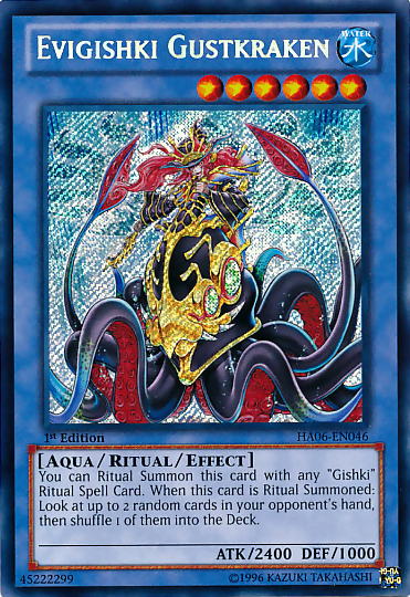 Evigishki Gustkraken [HA06-EN046] Secret Rare